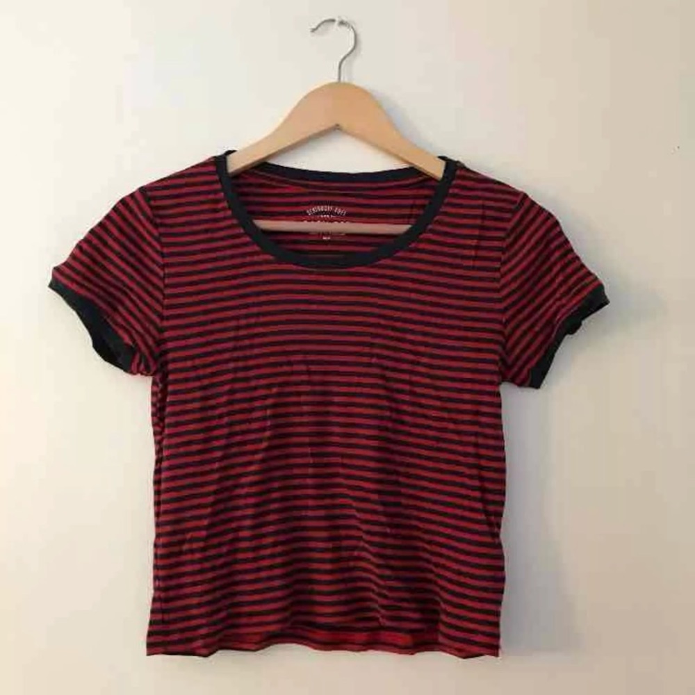 Striped crop top